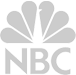 NBC peacock logo grayscale—Bayville media coverage icon.